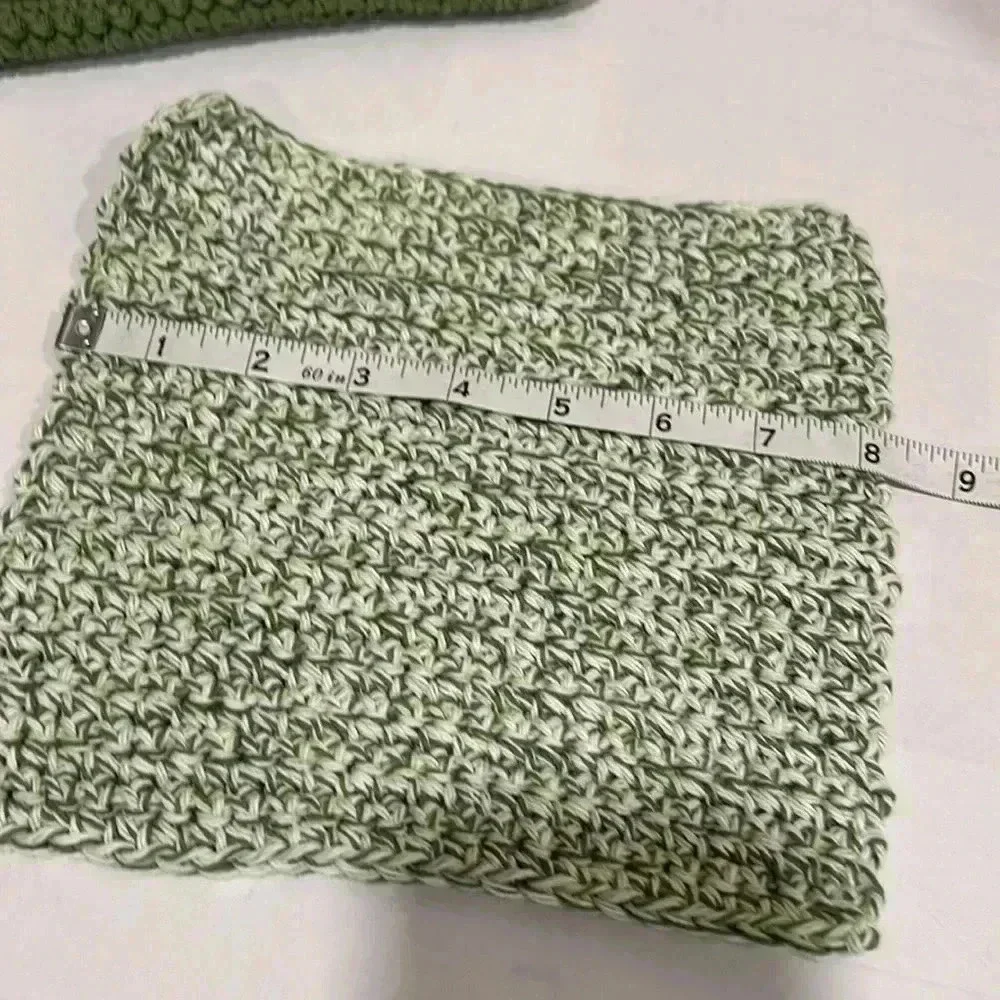 100% Cotton Handmade Washcloths & Face Scrubbies